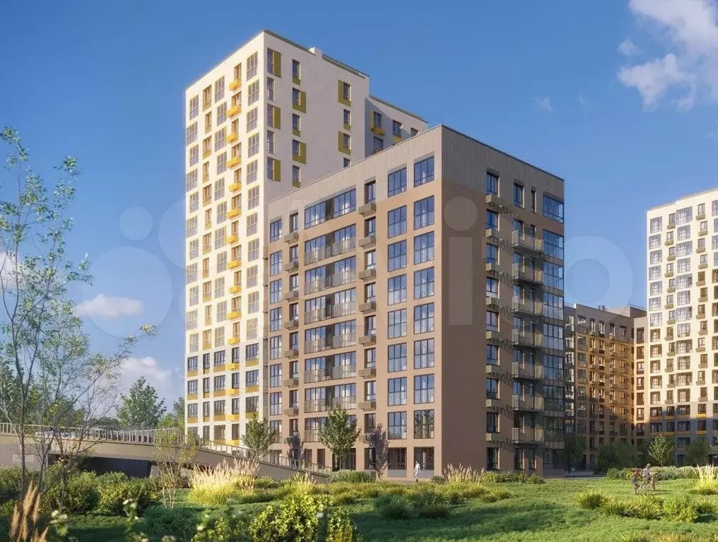 3-к. квартира, 74 м, 1/15 эт. - Фото 0