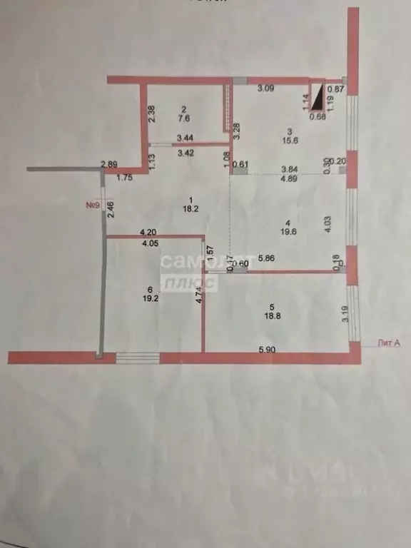 3-к кв. Липецкая область, Липецк ул. Гоголя, 31 (99.0 м) - Фото 2