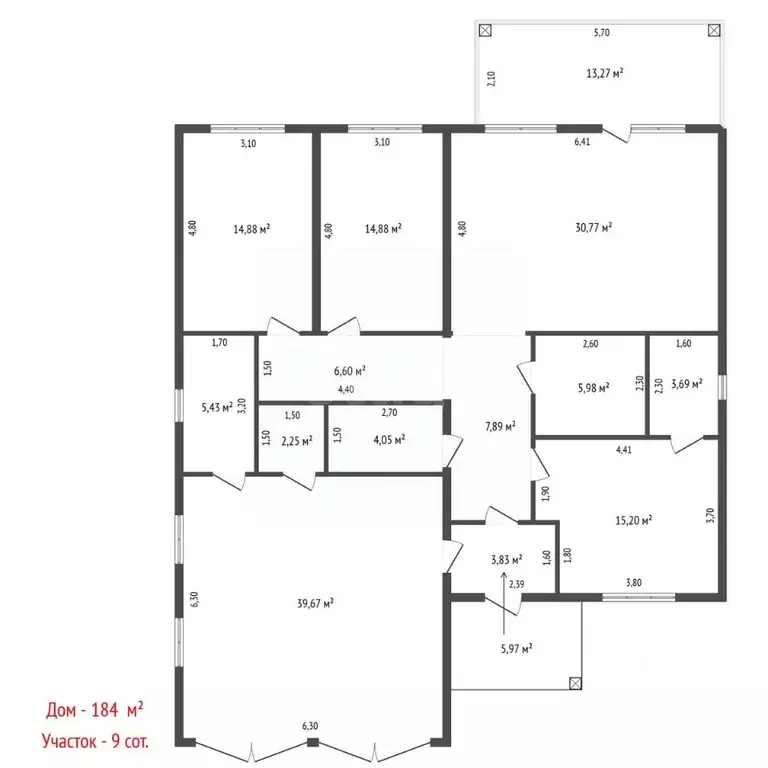 Дом в Свердловская область, Белоярский муниципальный округ, пос. ... - Фото 1