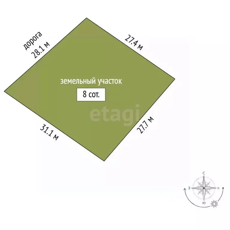 Участок в Ленинградская область, Гатчинский муниципальный округ, д. ... - Фото 1