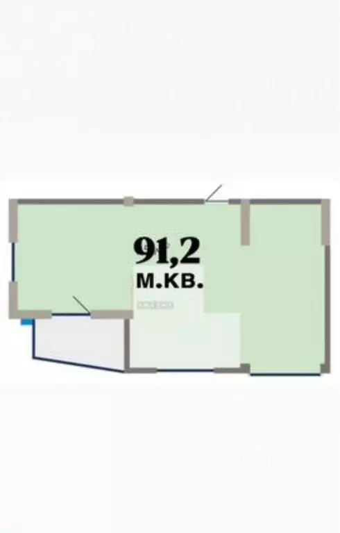 2-к кв. Кемеровская область, Новокузнецк ул. Свердлова, 9 (91.2 м) - Фото 1