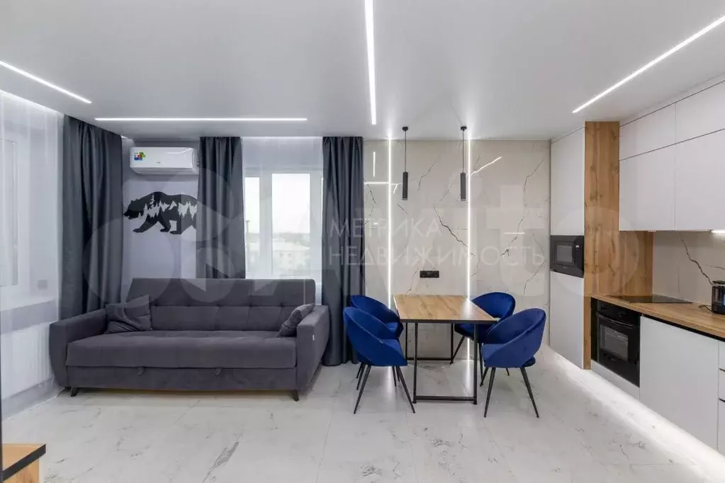 1-к. квартира, 40 м, 5/19 эт. - Фото 1
