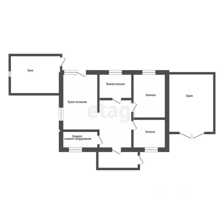 Дом в Курганская область, Кетовский муниципальный округ, с. Лесниково ... - Фото 2