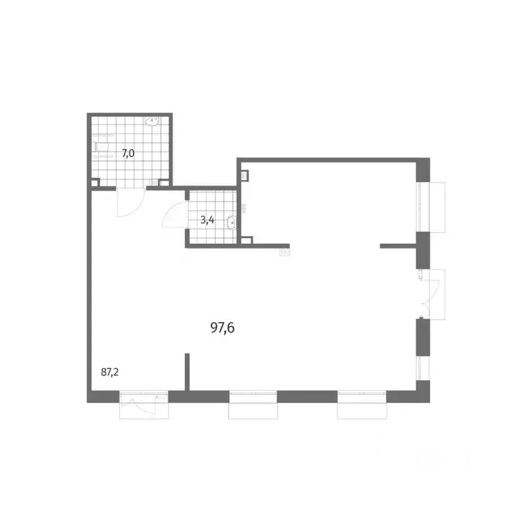 Помещение свободного назначения в Санкт-Петербург ул. Шкиперский ... - Фото 2