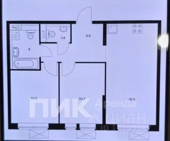 2-к кв. Москва Кронштадтский бул., 8к2 (52.0 м) - Фото 2