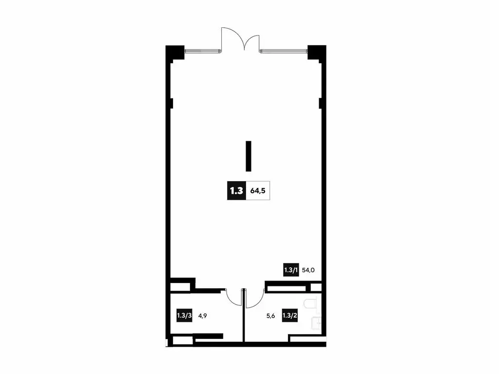 Офис (64.5 м) - Фото 1