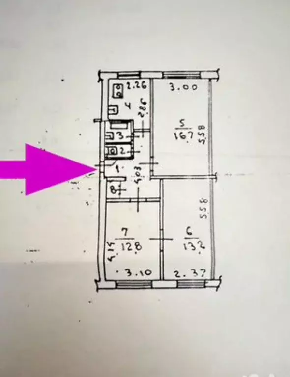 Продаётся 3-к квартира, 60 м - Фото 0