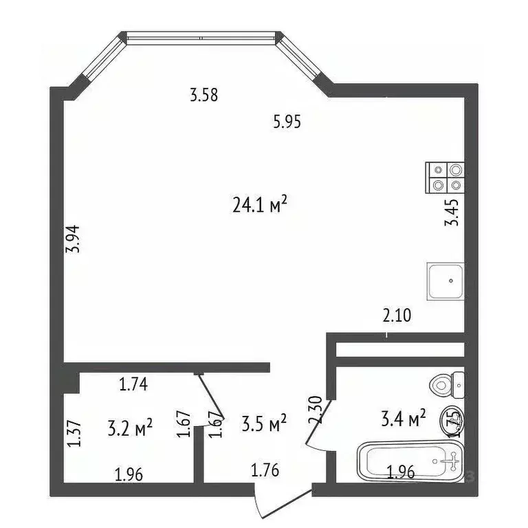 Студия Крым, Сакский район, с. Штормовое ул. 60 лет Октября, 20 (34.2 ... - Фото 2