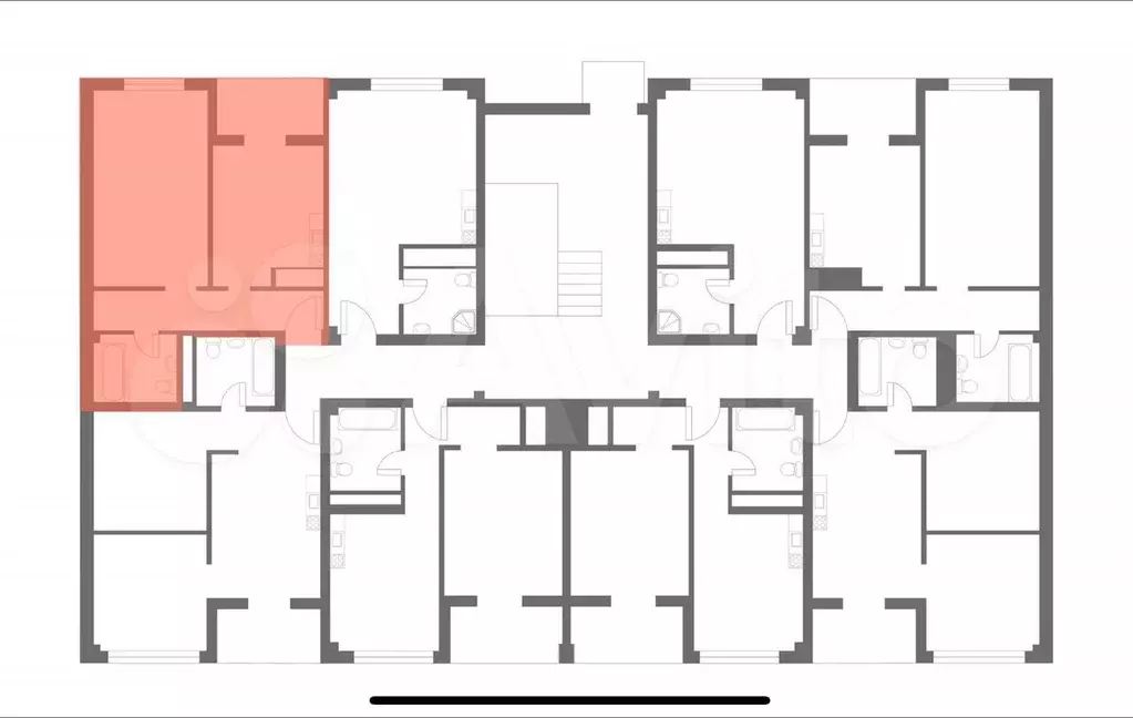 2-к. квартира, 33 м, 4/6 эт. - Фото 0