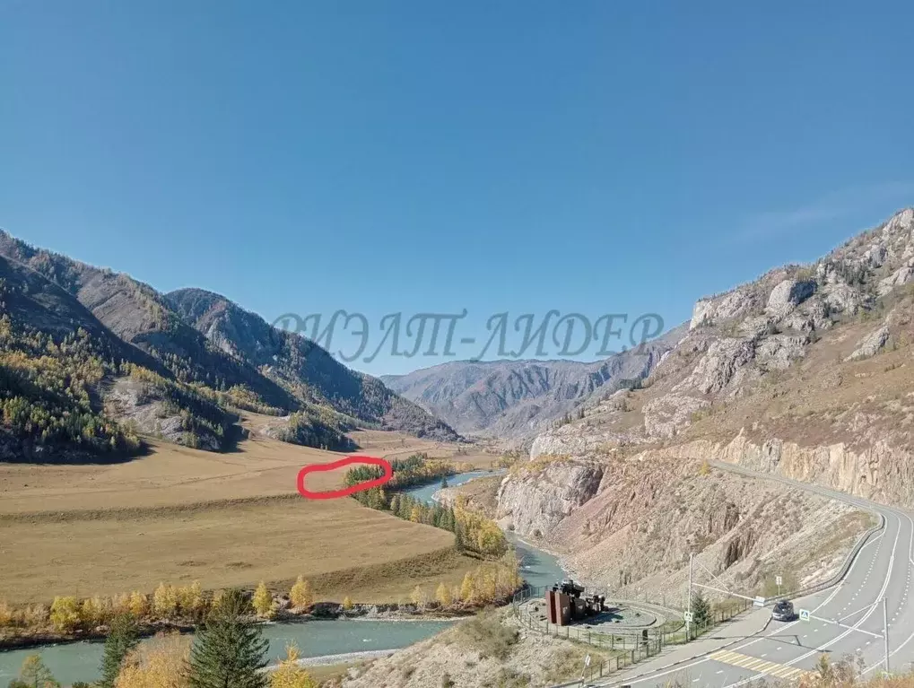 Участок в Алтай, Онгудайский район, с. Акбом  (2.257 га.) - Фото 1