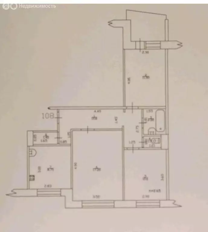 3-комнатная квартира: Бийск, улица Владимира Короленко, 27 (64.3 м) - Фото 1