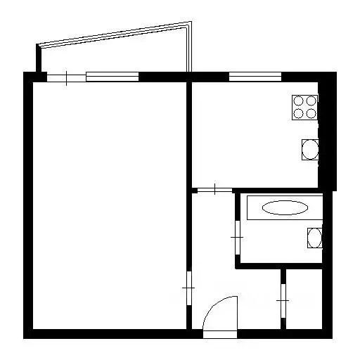 1-к кв. Башкортостан, Уфа Революционная ул., 80/1 (30.0 м) - Фото 2