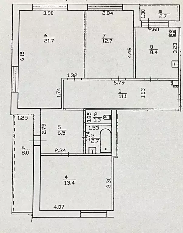 3-к кв. Башкортостан, Уфа ул. Ахметова, 300/2 (82.0 м) - Фото 2