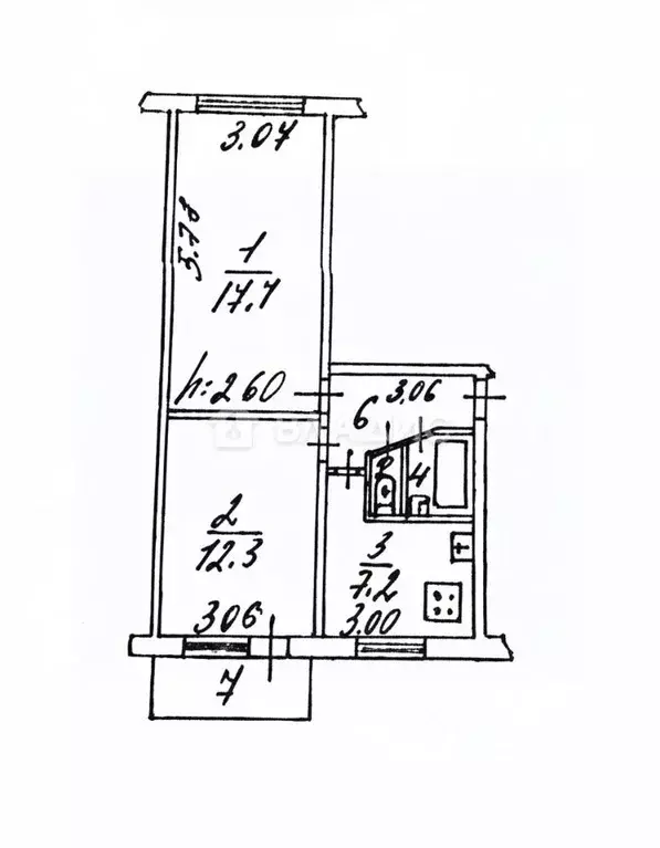 2-к кв. Белгородская область, Белгородский район, Разумное рп ул. 78-й ... - Фото 1