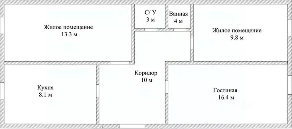 3-к кв. Липецкая область, Липецк Интернациональная ул., 42 (62.4 м) - Фото 1