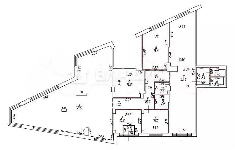 Продам помещение свободного назначения, 236.4 м - Фото 1