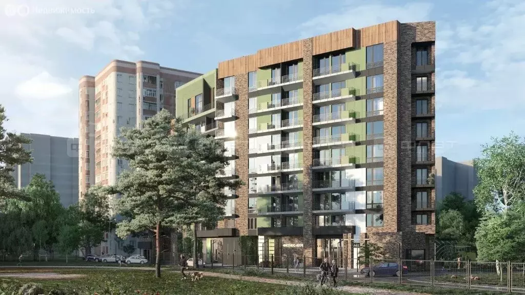 2-комнатная квартира: Казань, улица Хади Атласи, 26 (67.8 м) - Фото 1