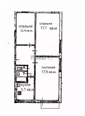 3-к кв. Астраханская область, Астрахань ул. Ботвина, 8 (64.8 м) - Фото 1