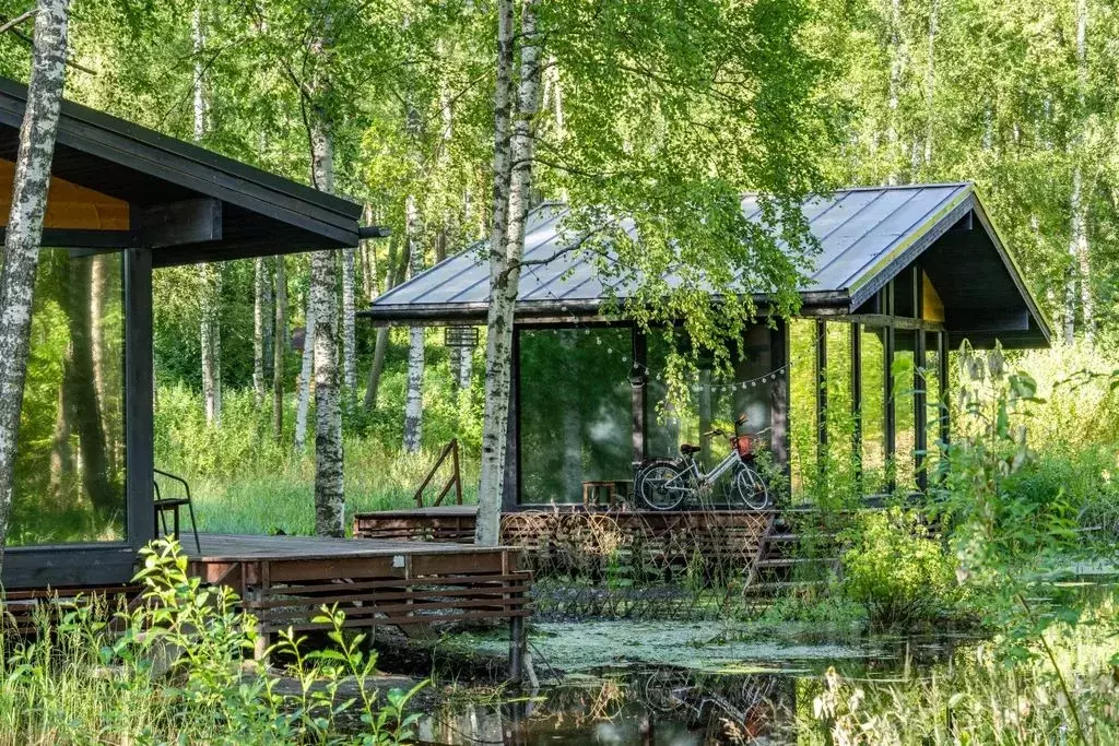 Дом в Ленинградская область, Приозерский район, Ромашкинское с/пос, ... - Фото 1