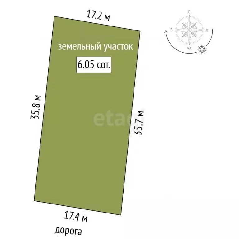 Участок в Москва д. Санино, 48Б (6.1 сот.) - Фото 2