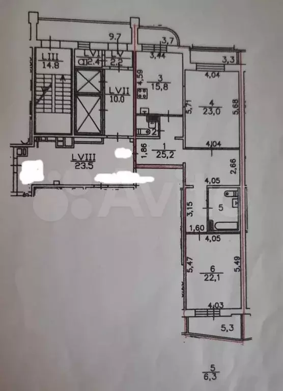 2-к. квартира, 94,5 м, 10/12 эт. - Фото 0