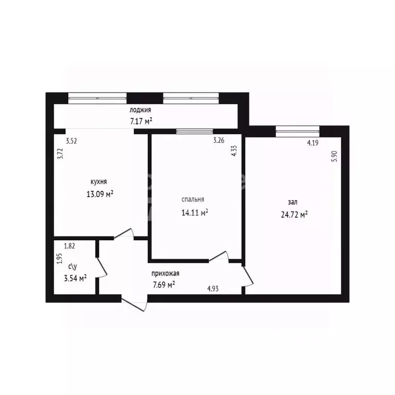 2-к кв. Дагестан, Дербент ул. Сальмана, 91Б (70.0 м) - Фото 2