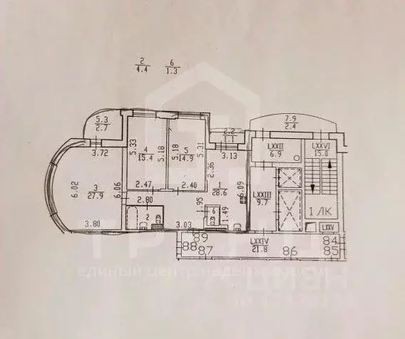 3-к кв. Санкт-Петербург ул. Вавиловых, 7к4 (92.5 м) - Фото 2