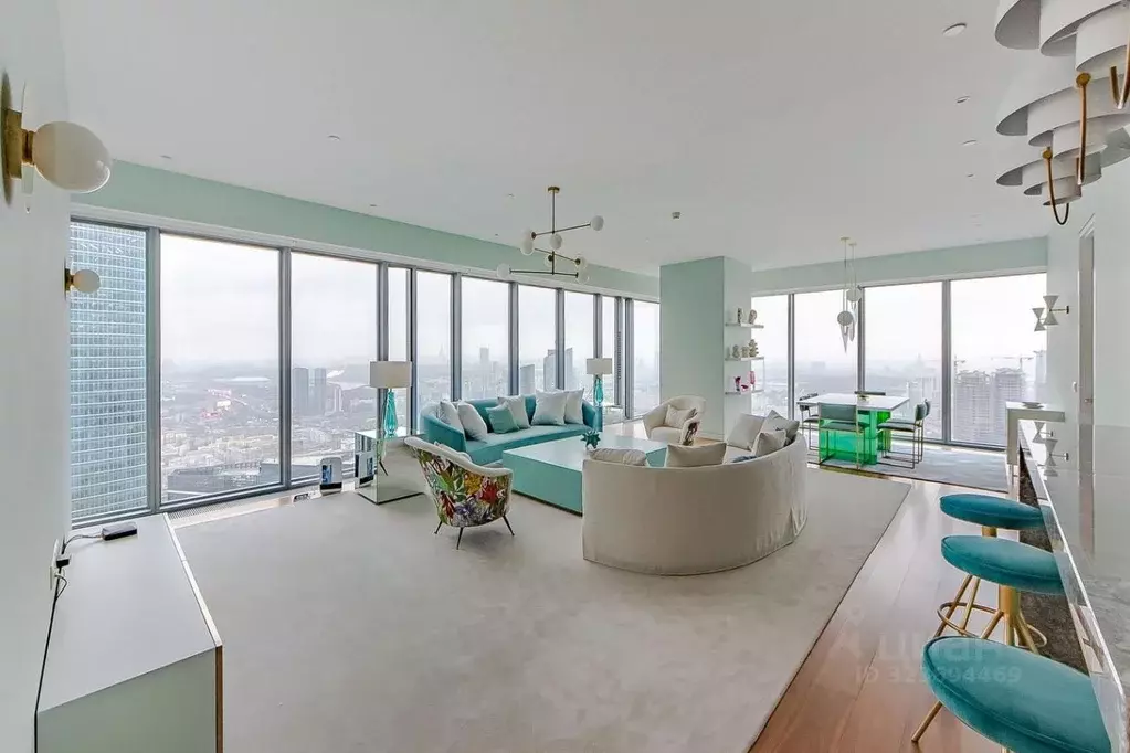 3-к кв. Москва 1-й Красногвардейский проезд, 21с1 (120.0 м) - Фото 1