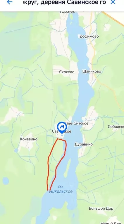 Участок в Вологодская область, Кирилловский муниципальный округ, д. ... - Фото 2