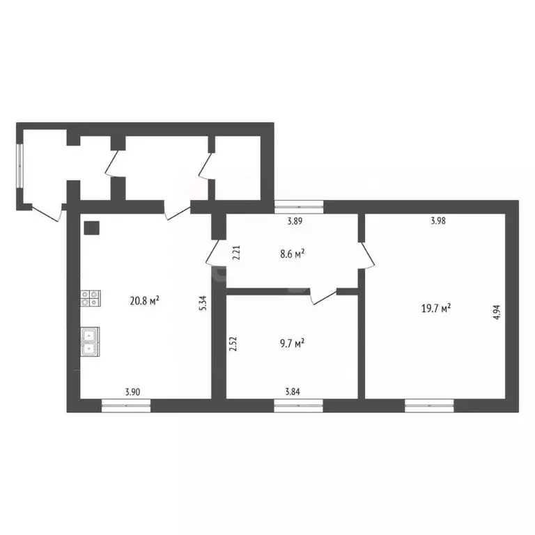 Дом в Мордовия, Саранск городской округ, с. Куликовка ул. Дачная, 3 ... - Фото 2