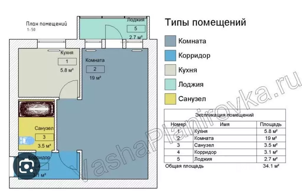 1-к кв. Московская область, Одинцовский городской округ, Большие ... - Фото 1