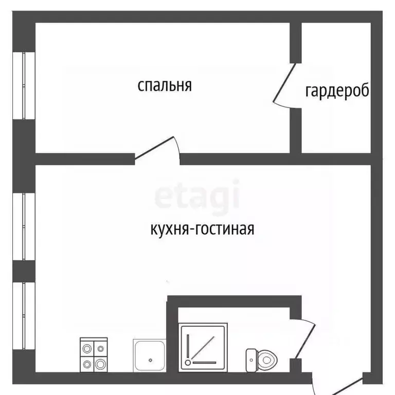 1-к кв. Свердловская область, Каменск-Уральский Старый Каменск мкр, ... - Фото 1
