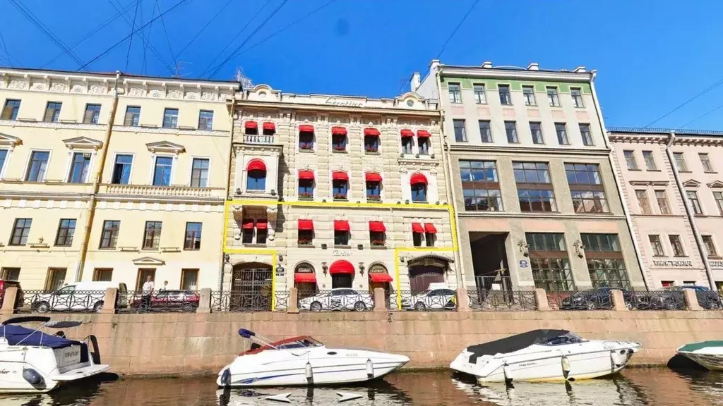 Помещение свободного назначения в Санкт-Петербург наб. Реки Мойки, 55 ... - Фото 0