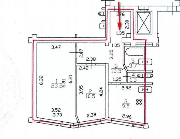 2-к кв. Санкт-Петербург Лиговский просп., 105 (61.7 м) - Фото 1