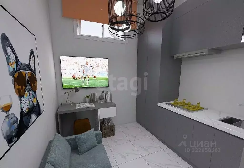 Студия Ростовская область, Ростов-на-Дону Зональный пер., 28Р (14.0 м) - Фото 2