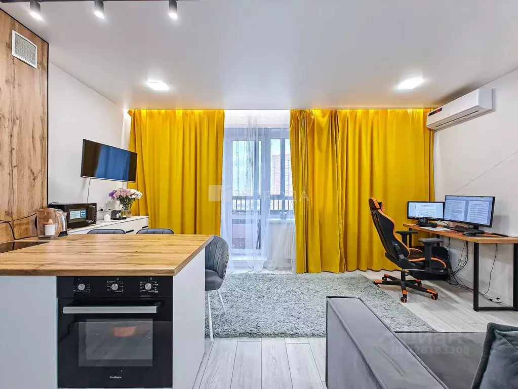 Студия Новосибирская область, Новосибирск ул. Кирова, 274 (26.1 м) - Фото 2