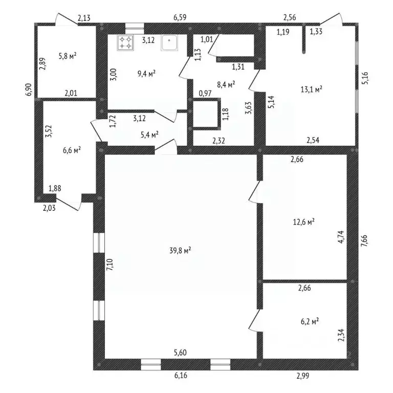 Дом в Башкортостан, Кармаскалинский район, Ефремкинский сельсовет, д. ... - Фото 2