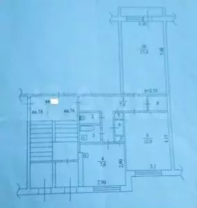 2-к. квартира, 53,5 м, 1/5 эт. - Фото 0