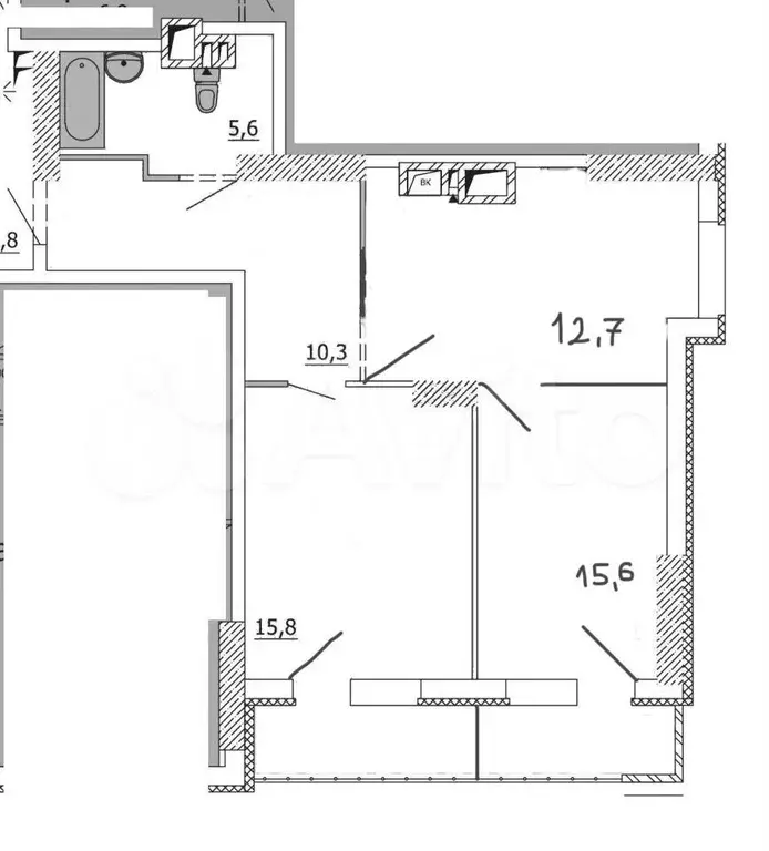 2-к. квартира, 60 м, 23/32 эт. - Фото 0