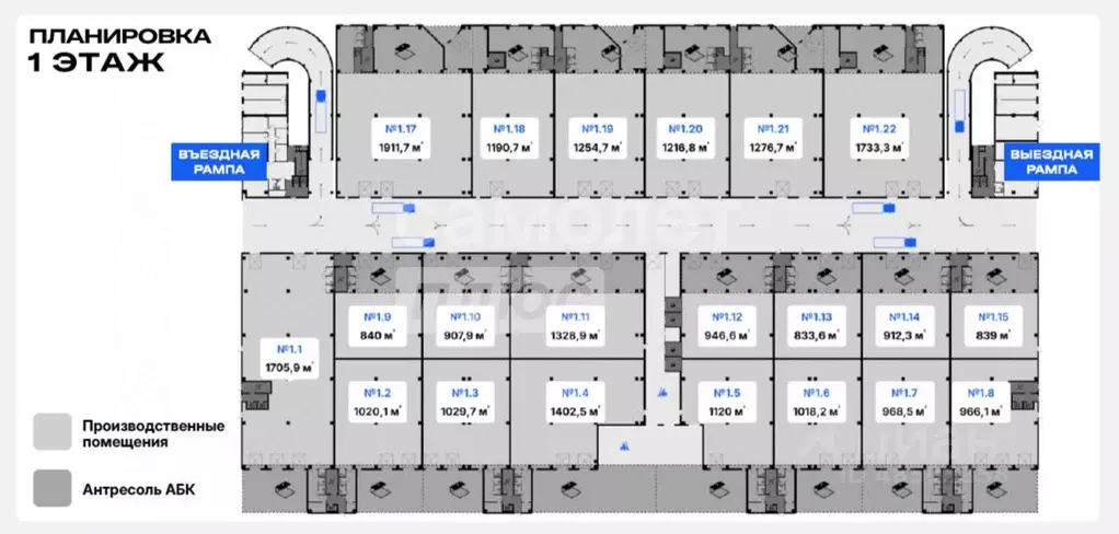 Производственное помещение в Москва Алтуфьевское ш., 27А (840 м) - Фото 2