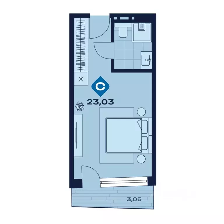 1-к кв. Свердловская область, Сысерть апарт-отель Панорама тер.,  ... - Фото 1