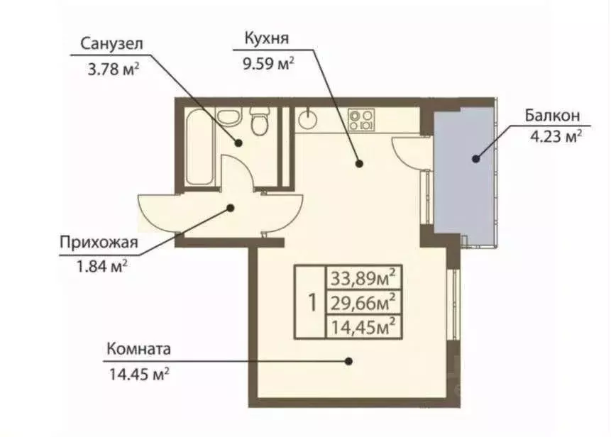 Студия Краснодарский край, Анапа муниципальный округ, с. Сукко ул. ... - Фото 2