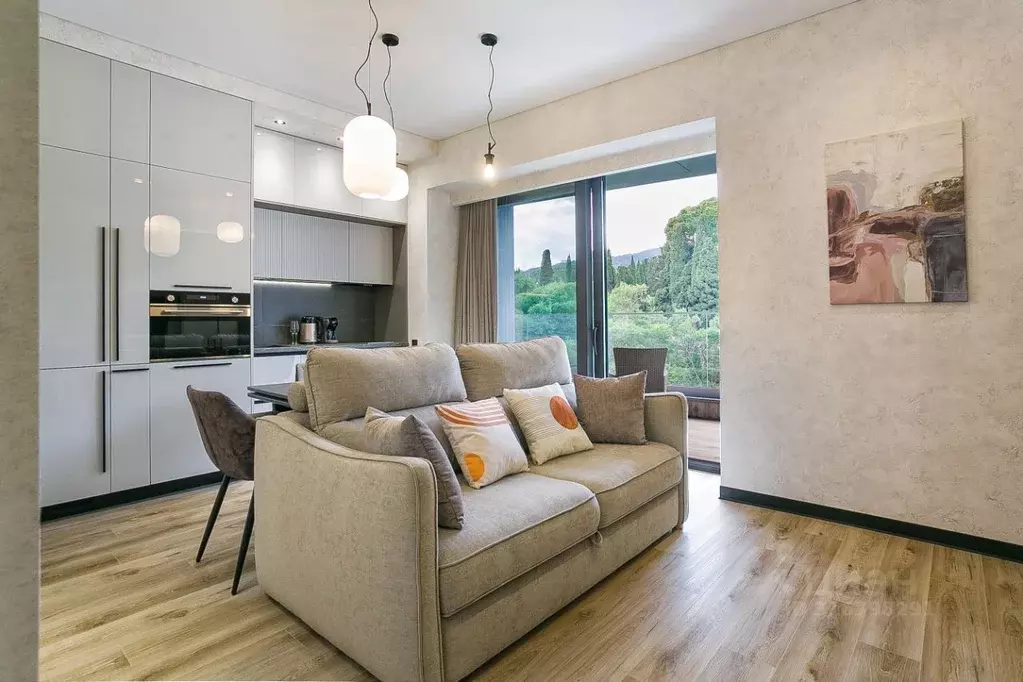 Студия Крым, Ялта проезд Парковый, 6Б (50.0 м) - Фото 1