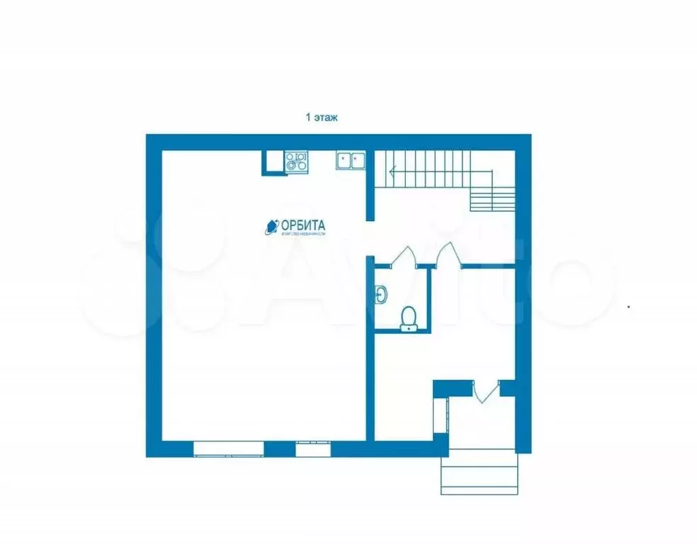 3-к. квартира, 81 м, 1/2 эт. - Фото 0