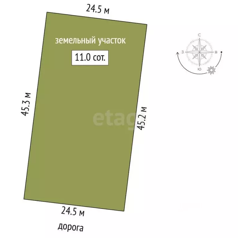 Участок в Вологодская область, Череповец Семенковский кп,  (11.0 сот.) - Фото 2