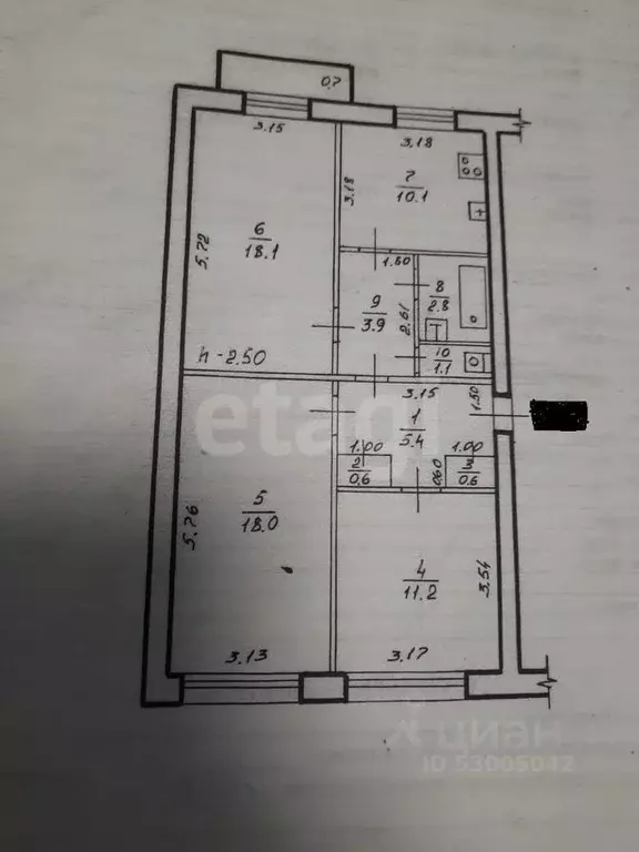 3-к кв. Забайкальский край, Чита 5-й мкр, 49 (71.8 м) - Фото 2