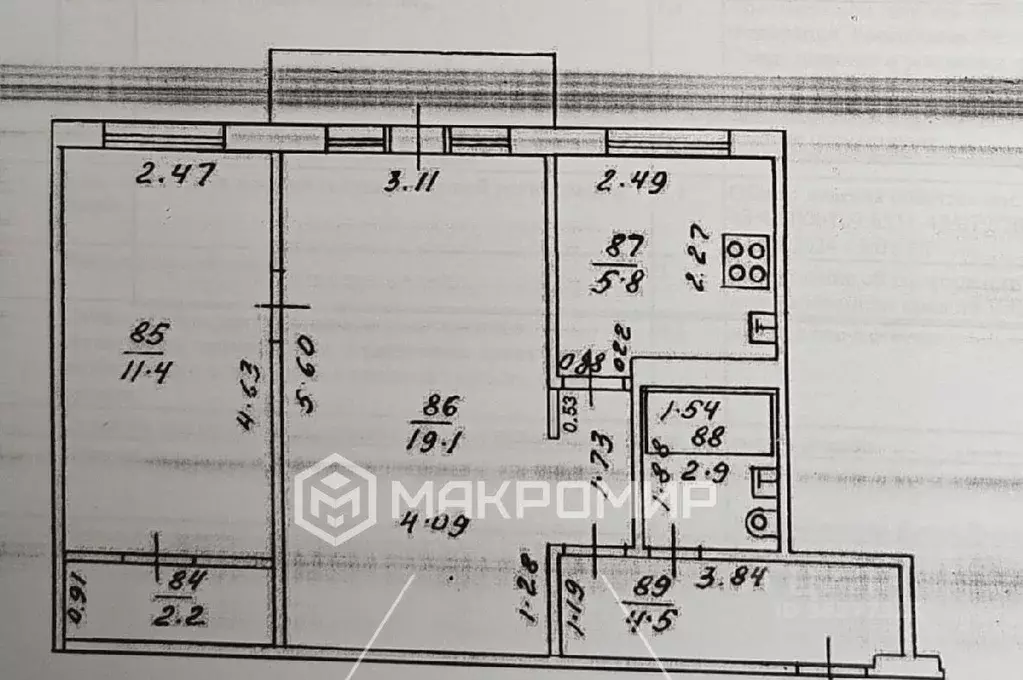 2-к кв. Кировская область, Киров ул. Мира, 24 (45.9 м) - Фото 1