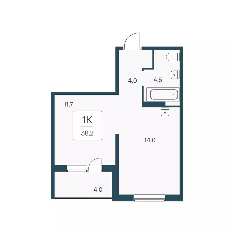 1-комнатная квартира: Новосибирск, Кедровая улица, 80/3 (38.2 м) - Фото 0