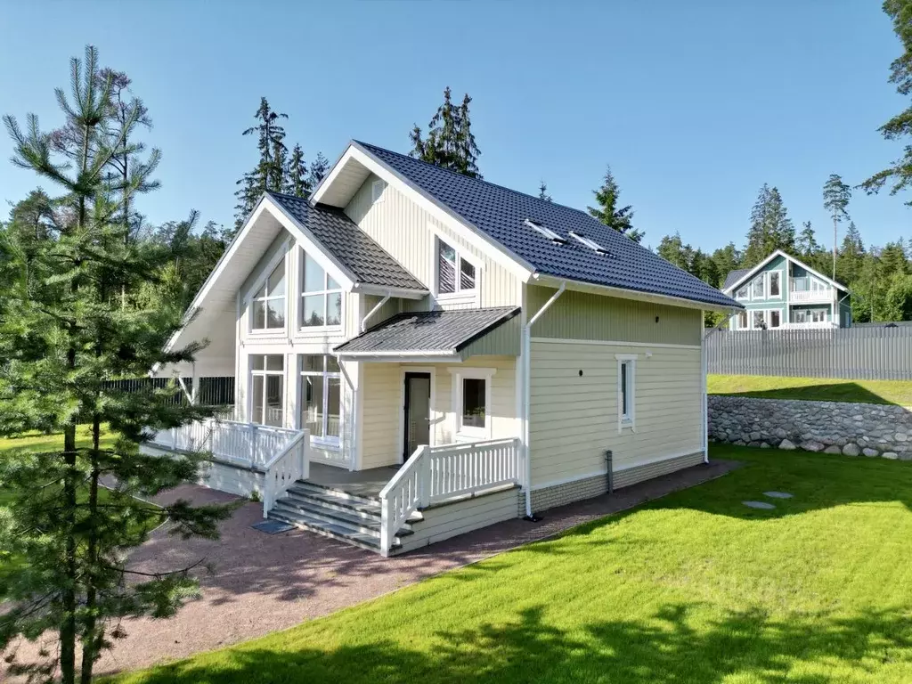 Дом в Ленинградская область, Выборгский район, Полянское с/пос, пос. ... - Фото 2