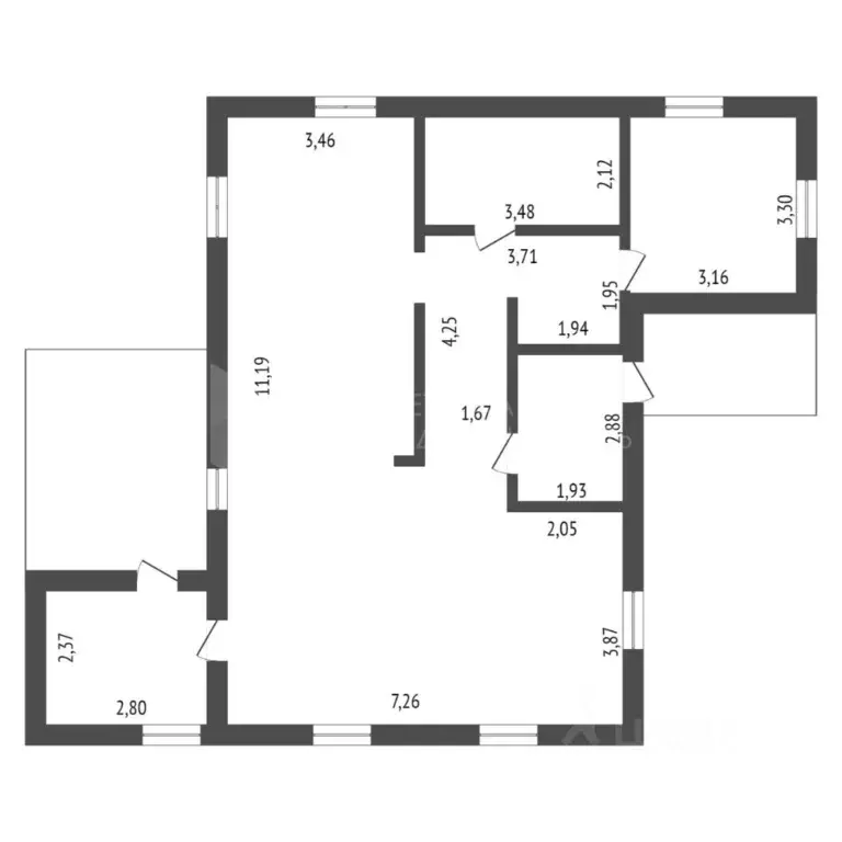 Коттедж в Тюменская область, Ялуторовский муниципальный округ, с. ... - Фото 2